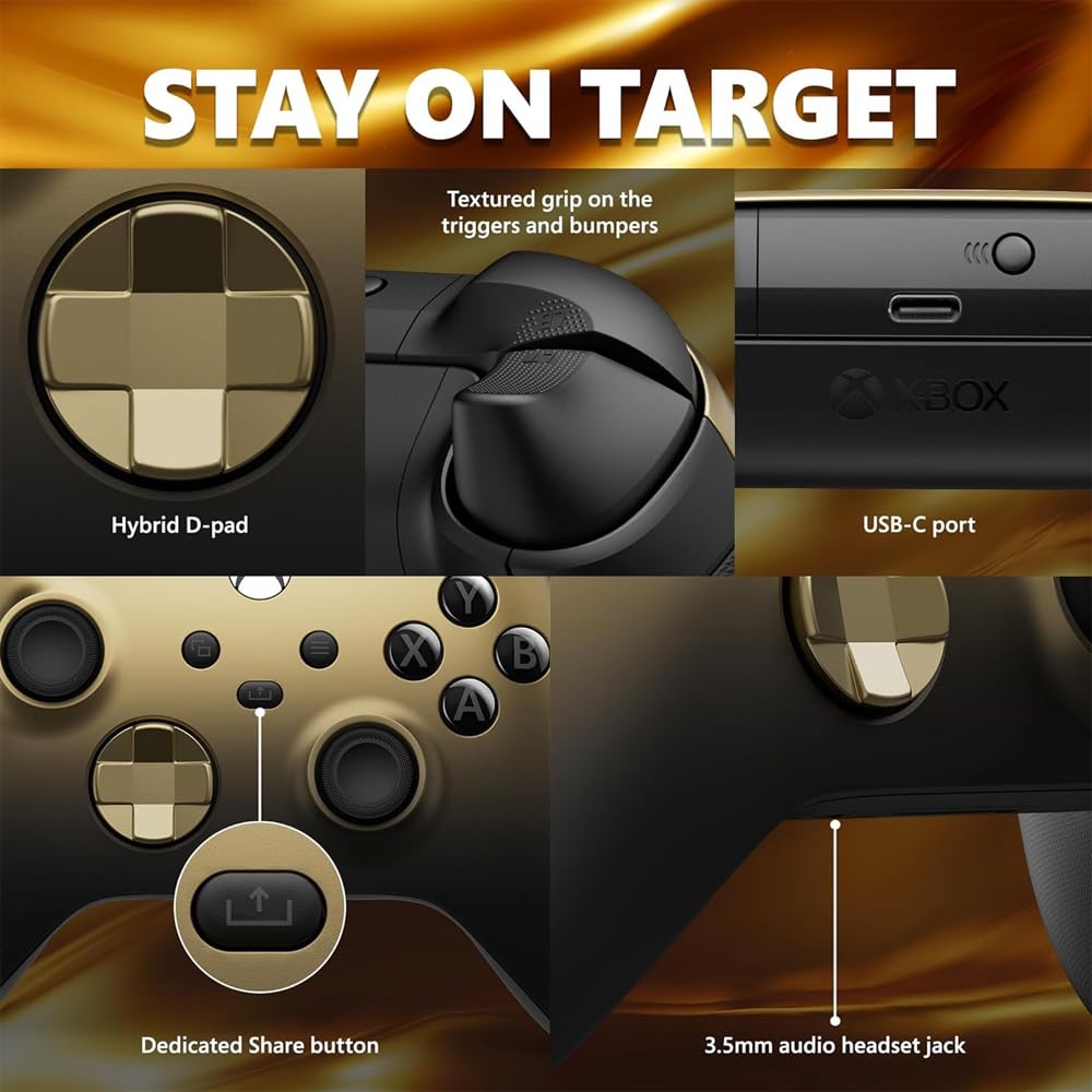 Microsoft Wireless Controller for Xbox Series X/S-Gold Shadow Special Edition