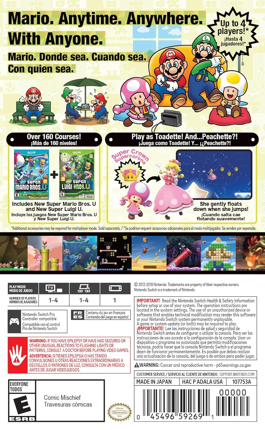 Nintendo Switch Game -Super Mario Bros. U Deluxe