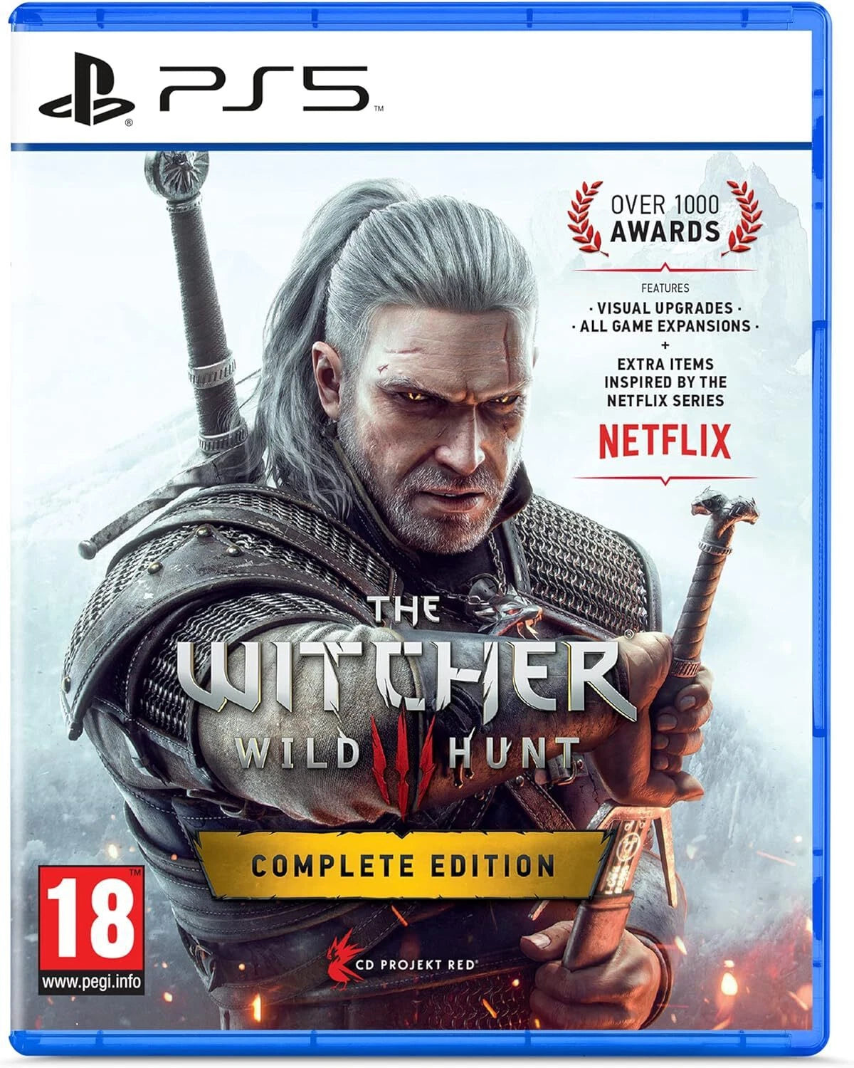 PS5 Game CD The Witcher Wild Hunt Complete Edition (used)