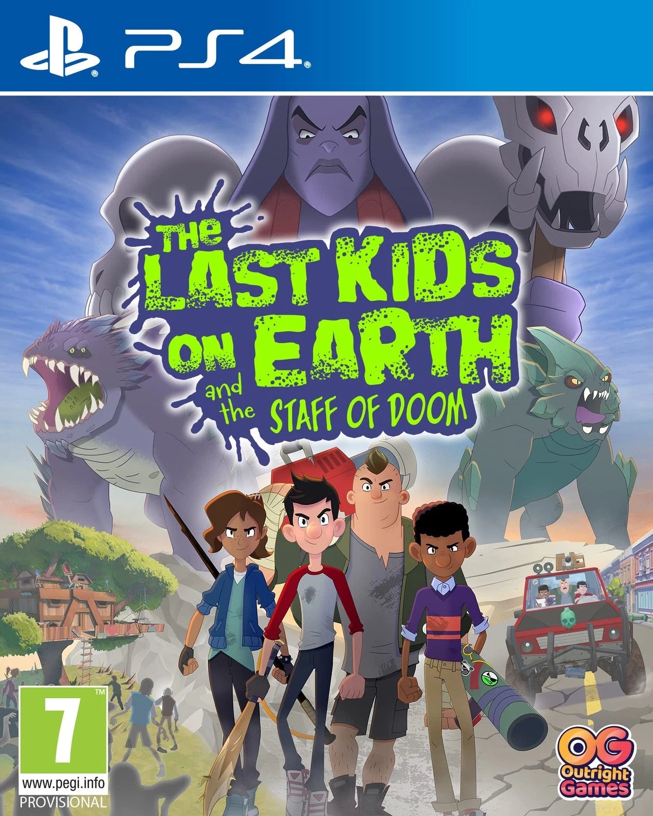 PS4 Game CD The Last Kids On Earth and the Staff of Doom (used)